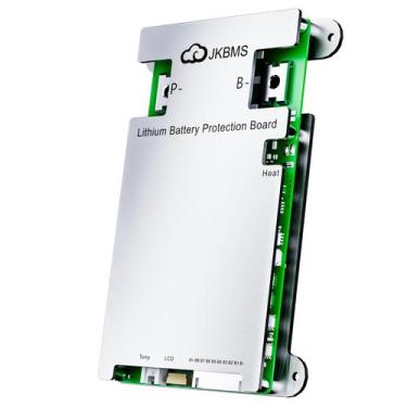 Imagem de Sistema de gerenciamento de bateria JKBMS Smart 4S-8S 100A com Bluetoo