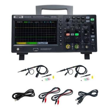 Imagem de Osciloscópio Digital de Bancada 150MHz 1GSa 2 canais com Gerador de Si