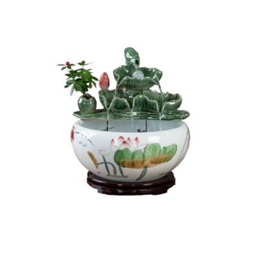 Imagem de Fonte de mesa de instalação fácil para decoração de meditação, decoração de relaxamento sonoro (GG)