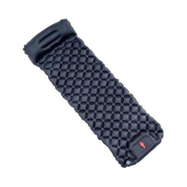 Imagem de Colchão De Ar Inflável Ultraleve Para Camping Com Bomba Embutida Para 