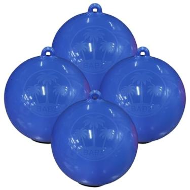 Imagem de BABZ - Pro de 63 cm de diâmetro - O para-choque inflável original para atracar, bote de amarração, fuzileiro, wakesurf, pontão, pesca, iates e mais (4 para-lamas, azul furtivo)