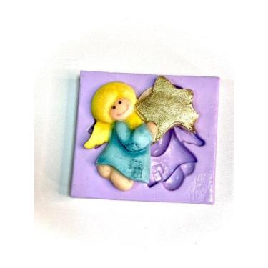 Imagem de Molde de silicone anjo natal confeitaria biscuit f890 - CM