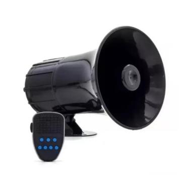 Imagem de Sirene 7 Tons 12v Bombeiro / Polícia / Ambulância - MAFREET