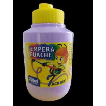 Imagem de Guache 250ml Acrilex lilás 528