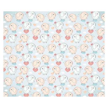 Imagem de Papel de Parede Adesivo Infantil Elefantes Quarto Bebe - 780pcm - Allo