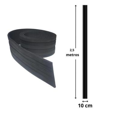 Imagem de Painel Ripado Decorativo Quarto Eva Autocolante 10Cm 2,5M - Nova Moldu