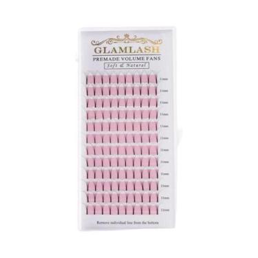 Imagem de Cílios Postiços De Seda GLAMLASH 2D-6D Pré-fabricados, Volume Longo, E
