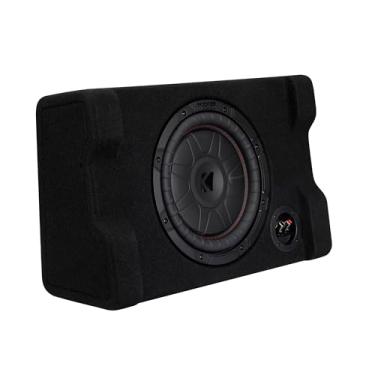 Imagem de KICKER 52CVTDF102 CompVT gabinete carregado de disparo descendente, 350 watts RMS, impedância de 2 Ohms