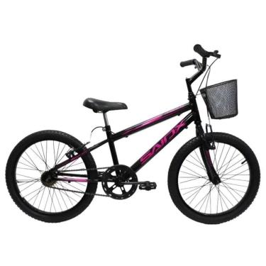 Imagem de Bicicleta Aro 20 Bike Infantil Saidx Premium Feminina E Masculina Preto Rosa