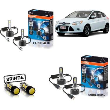 Imagem de Kit Lampada Led Osram Farol Focus 15 16 17 18