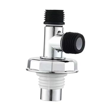 Imagem de Fenteer Adaptador de ralo de piso 2 em 1 cotovelo de esgoto T junta adaptador conector de tubo para banheiro lavadora esfregão piscina lavatório bacia