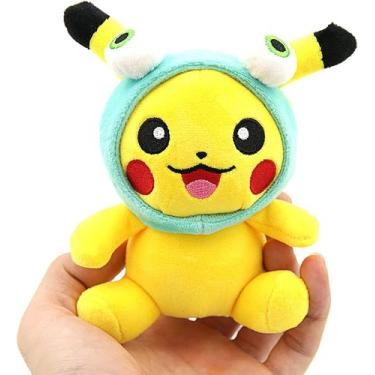 Imagem de Chaveiro de pelúcia HUOGUO Smile Pikachu, brinquedo de pelúcia cosplay