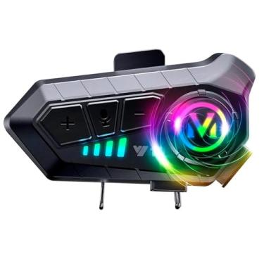 Imagem de Fone Intercomunicador para Capacete Bluetooth 5.3 de Moto – Som HiFi, 48h de Uso e Resistência IPX6