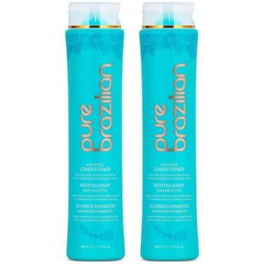 Imagem de Condicionador Pure Brazilian Anti-Frizz com Queratina e Açaí 400mL