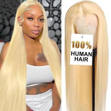Imagem de Peruca frontal de renda BABOSHOW 613 Blonde 100% cabelo humano 28"