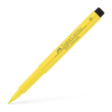 Imagem de Faber-Castell Pincel para caneta de artista Pitt esmalte amarelo claro