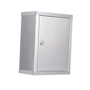 Imagem de Generic Caixa de correio de montagem em parede, sugestão de caixa de depósito prática, fácil de instalar, resistente, de correio segura para uso doméstico e, 2107