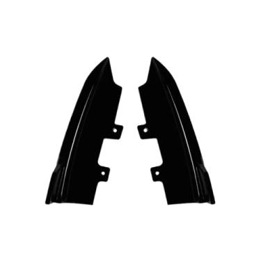 Imagem de Kits de carroceria de fibra de carbono ABS para para-choque traseiro, difusor lateral, spoiler, divisor compatível com BMW Série 2 F22 F23 M Sport 2015-2019(Glossy Black)