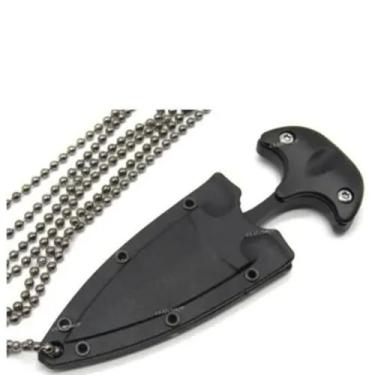 Imagem de Mini Faca AdagaTatica Camping com corrente