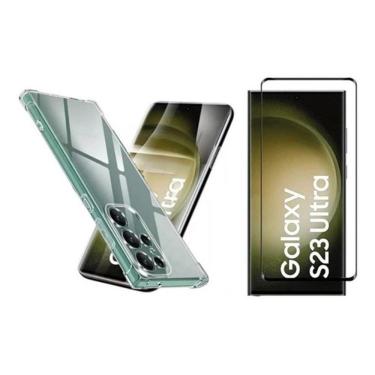 Imagem de Capa Capinha Case + Película 3D Samsung Galaxy S23 Ultra