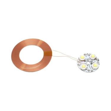 Imagem de Lâmpada LED Sem Fio Com Receptor De Indução, Luz De Levitação Magnétic