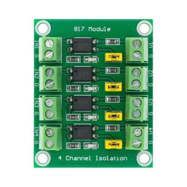 Imagem de Placa De Isolamento Optocoplador De 2/4/8 Canais, Módulo Adaptador Con