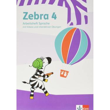 Imagem de Zebra 4. Arbeitsheft Sprache mit Videos und interaktiven Übungen Klasse