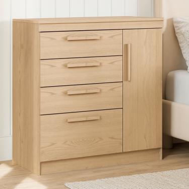 Imagem de Cômoda 3 Gavetas 2 Portas 1130A Móveis Castro - Angelin