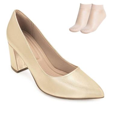 Imagem de Scarpin Salto Piccadilly e Meia D PD25-74513