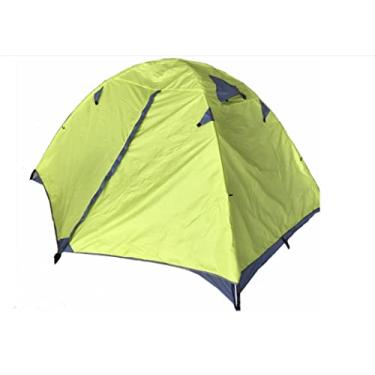 Imagem de Pkfinrd Barraca de acampamento para 2 cômodos, grande espaço para 3-6 pessoas, à prova de intempéries para festas, piquenique, viagens, acampamento, família, tendas 8-12 pessoas (cor: azul, tamanho: 58 pessoas)