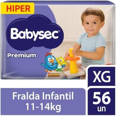 Imagem de Fralda Babysec Premium Hiper Xg 56 Un