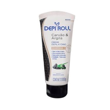 Imagem de Creme Depilatório Depi-Roll Corporal Carvão e Argila 100g - DepiRoll