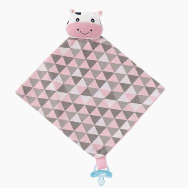 Imagem de Naninha com Prendedor de Chupeta Bichinho Pelúcia Bebê Menina Menino -