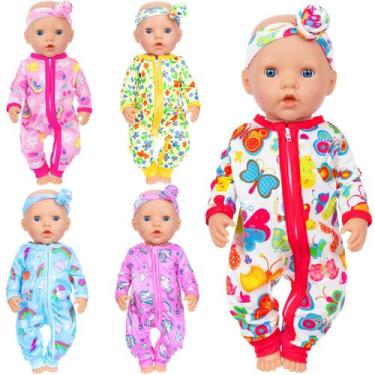 Imagem de Roupas para bonecas ZITA ELEMENT 14-18 polegadas, 5 conjuntos e acessó