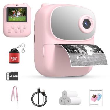 Imagem de Câmera de impressão instantânea DIGITHINK Kids 2025 32GB com lente dup