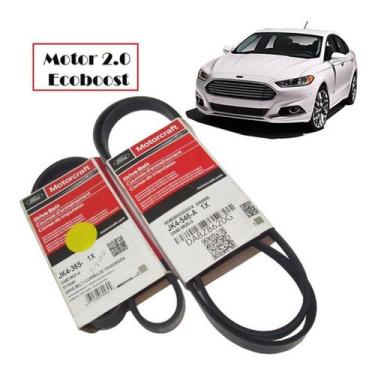 Imagem de Kit Correia Do Ar Condicionado E Correia Do Motor ( Fusion 2013 A 2017