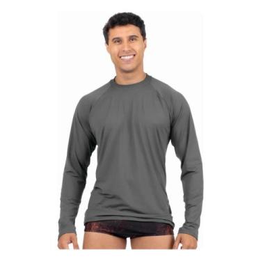 Imagem de Camisa térmica uv+50 proteção solar - fenix, Cinza, m