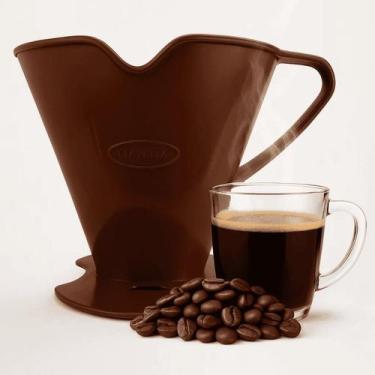 Imagem de Porta Coador Café Manual Suporte Plástico Filtro Papel 103 - Juliana P
