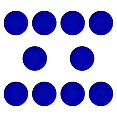 Imagem de Pegciuho 10 Peças de Pontas de Reposição para Tacos de Sinuca (0,43 Polegadas) para Sala de Jogos, Azul