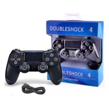 Imagem de Controle Compatível Ps4 & Pc Com Fio Manete Joystick