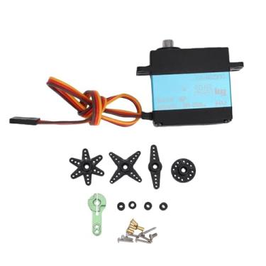 Imagem de Asixxsix Servo Digital de 25kg, Servo Rc de Alto Torque de Engrenagem de Metal para Carro Rc 1/8 1/10, ângulo de Controle 180 °, Aeronaves e Helicópteros Rc