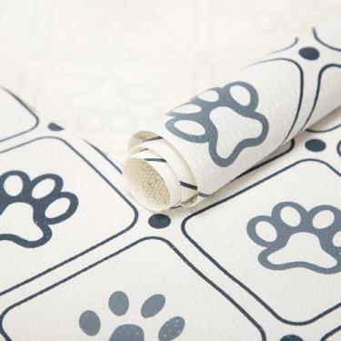 Imagem de Forro de prateleira a granel 45,7 cm L x 487,7 cm C Forro de armário Papel de prateleira para armários e gavetas Forros de prateleira de despensa para armários de cozinha não adesivos