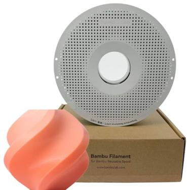 Imagem de Filamento 3d Bambu Lab Pla Basic Gradient 1kg 1,75mm Com Carretel Reutilizável Cor Solar Breeze 10901