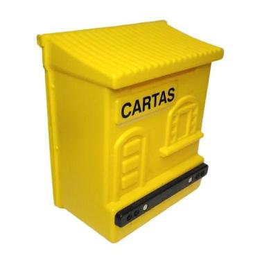 Imagem de Caixa Cartas Correspondência Amarela Lubian Cor Amarelo