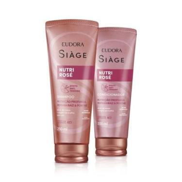 Imagem de Kit Siage Shampoo Condicionador Nutri Rose - Eudora