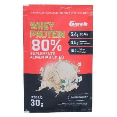 Imagem de 5 Sache Whey Proteina Growth Pratico Dia A Dia Baunilha 30G