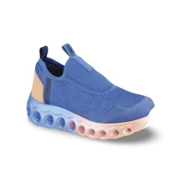 Imagem de Tênis Infantil Menino Bibi Roller Sport Azul com Laranja