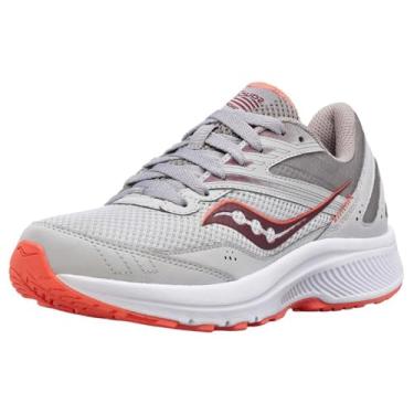 Imagem de Saucony Tênis de corrida feminino Cohesion 15, Nevoeiro/coral, 40