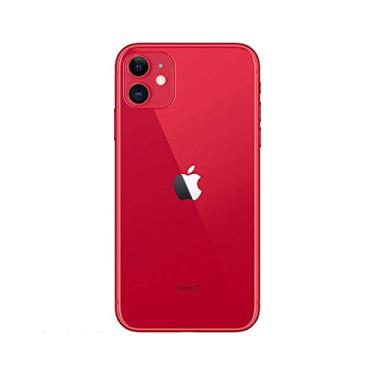 Imagem de ABUSVEX Substituição de vidro traseiro original compatível com iPhone 11 de 6,1 polegadas, todas as operadoras com adesivo pré-instalado e ferramenta de reparo 11 (vermelho)