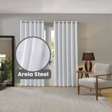 Imagem de Cortina Duplex Monte Carlo 4,2 X 2,5 - Bella Janela Branco